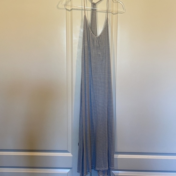 Eberjey Light Blue & White Stripe Maxi Dress - Picture 4 of 10